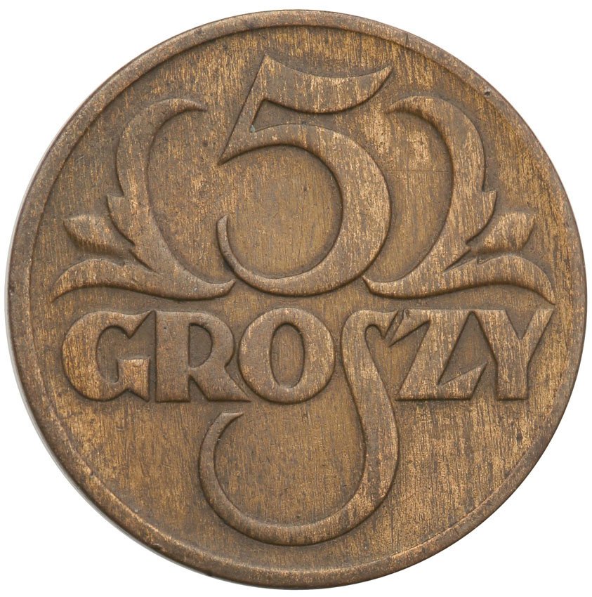 II RP. 5 groszy 1934